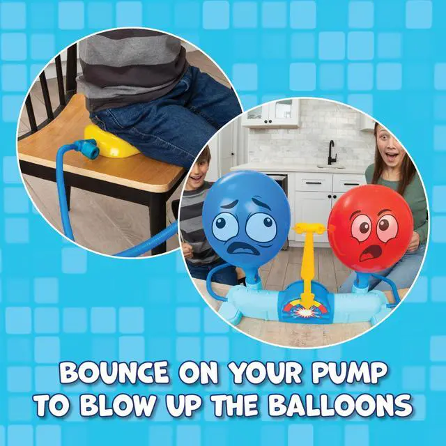 Alt view image 3 of 7 - Rump Race Family Game Night - Balloon Popping Battle Board Game - Party Game - The Race is On to Pop Your Opponents Balloon - Bounce Your Balloon Off - Ages 8+