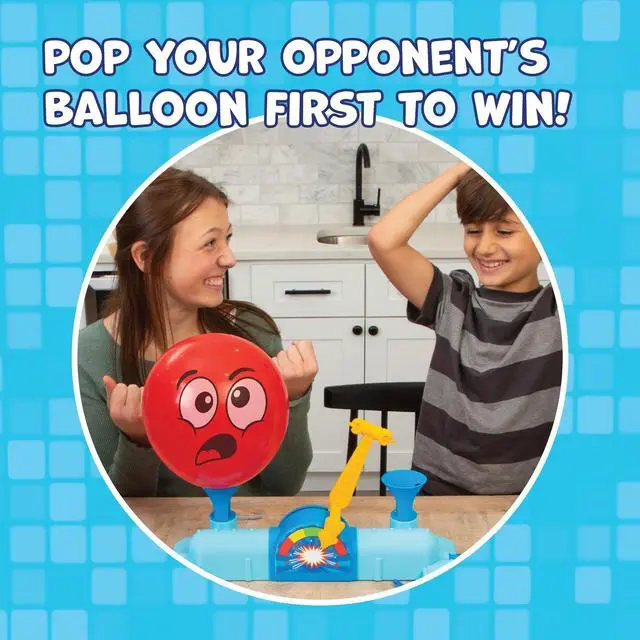Alt view image 4 of 7 - Rump Race Family Game Night - Balloon Popping Battle Board Game - Party Game - The Race is On to Pop Your Opponents Balloon - Bounce Your Balloon Off - Ages 8+