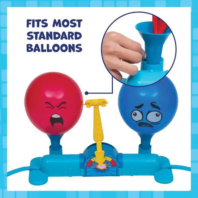 Alt view image 5 of 7 - Rump Race Family Game Night - Balloon Popping Battle Board Game - Party Game - The Race is On to Pop Your Opponents Balloon - Bounce Your Balloon Off - Ages 8+