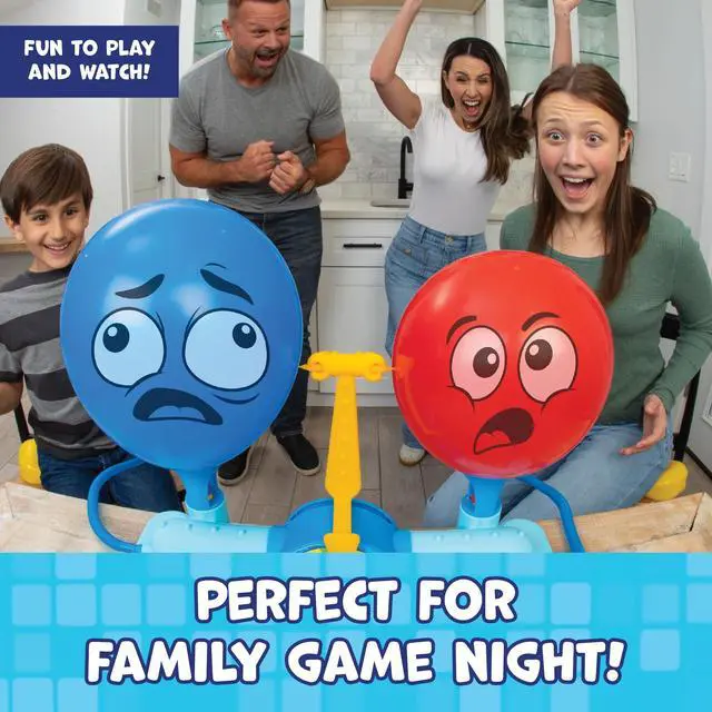 Alt view image 6 of 7 - Rump Race Family Game Night - Balloon Popping Battle Board Game - Party Game - The Race is On to Pop Your Opponents Balloon - Bounce Your Balloon Off - Ages 8+