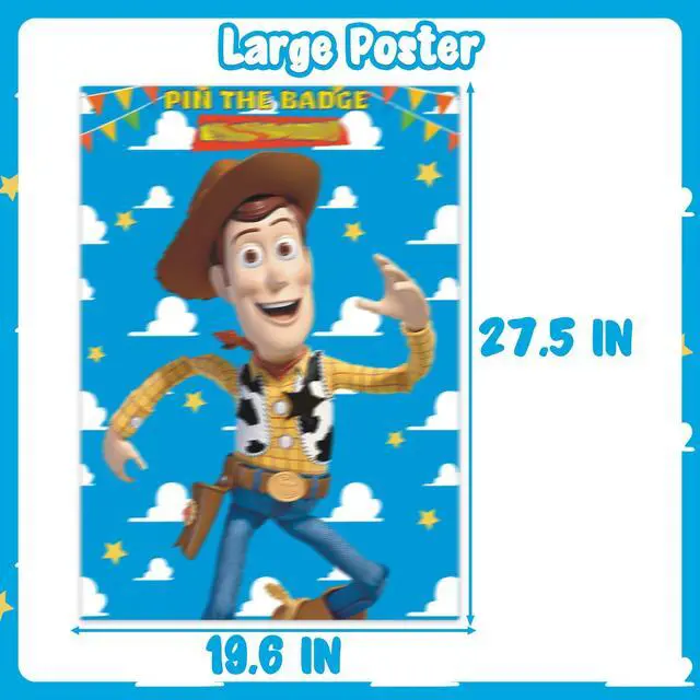 Alt view image 3 of 5 - Elegant Birthday Decorations, The Badge Party Game Large Poster for Adult Theme Party Decorations Supplies