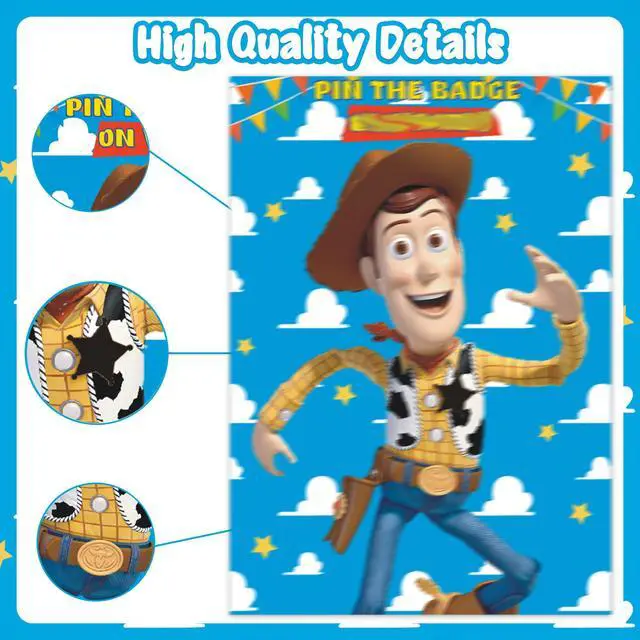 Alt view image 4 of 5 - Elegant Birthday Decorations, The Badge Party Game Large Poster for Adult Theme Party Decorations Supplies