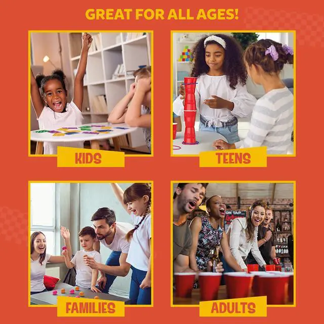 Alt view image 6 of 7 - One Minute Party Games - 200+ Pieces, Fast-Paced & Hilarious Group Games for Kids, Teens & Adults, Fun for Game Nights, Birthdays, Family Gatherings, Indoor or Outdoor Play