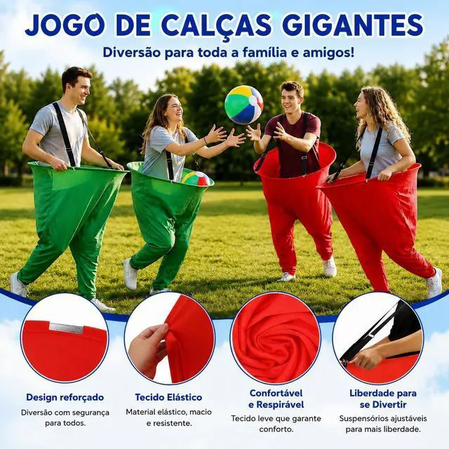 Alt view image 3 of 7 - 2 Pcs Granny Pants Yard Game with Suspenders, 16 Bouncy Balls & 2 Pumps - Hilarious Outdoor Party Game for Adults, Kids, Family Reunions & Field Days