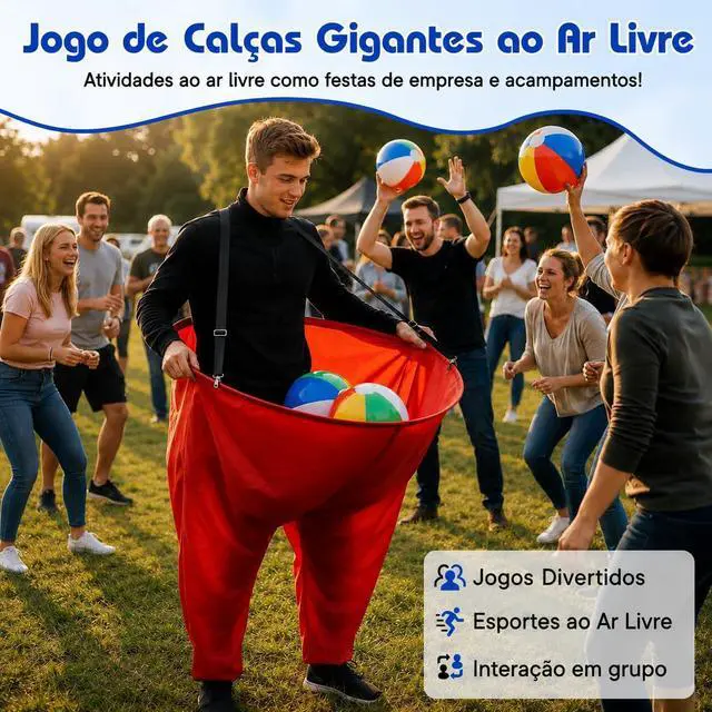 Alt view image 4 of 7 - 2 Pcs Granny Pants Yard Game with Suspenders, 16 Bouncy Balls & 2 Pumps - Hilarious Outdoor Party Game for Adults, Kids, Family Reunions & Field Days