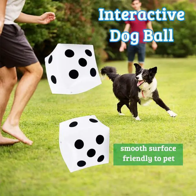 Alt view image 5 of 7 - 3Pack 13 Inch Jumbo Inflatable Dices,Fun Giant Large Inflatable Dice for Indoor Outdoor Board Game,Pool Party,Lawn Floor Games