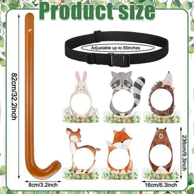 Alt view image 3 of 7 - 12 Pcs Funny Tail Game Bridal Shower Party Games Funny Family Night Activities for Adults Outdoors Indoors Bachelorette Baby Shower Birthday Party Supplies