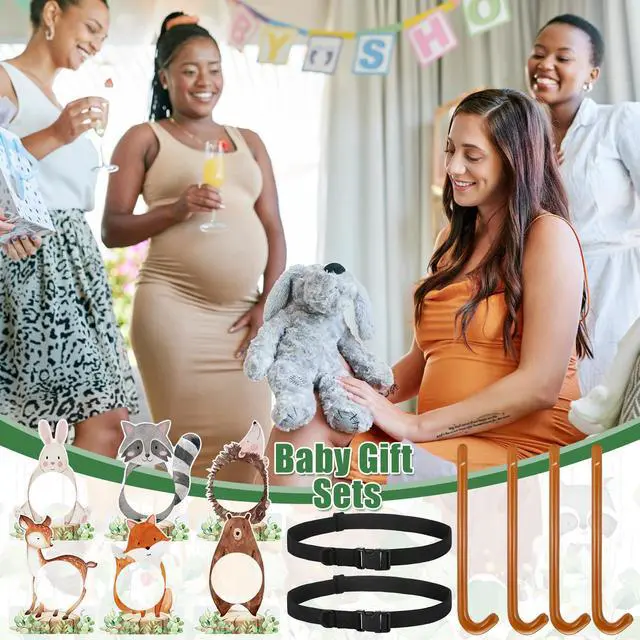 Alt view image 6 of 7 - 12 Pcs Funny Tail Game Bridal Shower Party Games Funny Family Night Activities for Adults Outdoors Indoors Bachelorette Baby Shower Birthday Party Supplies