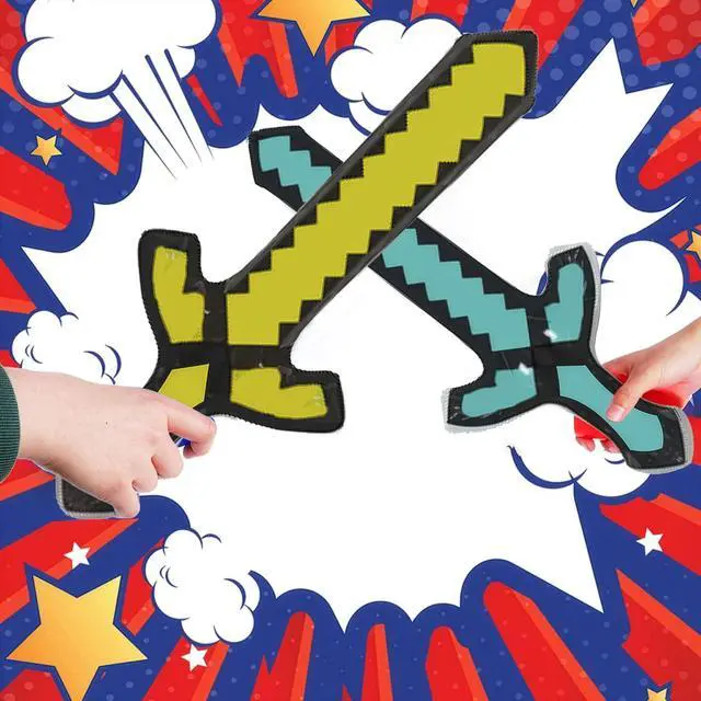 Alt view image 3 of 3 - Inflatable Toys Large Size Sword Axe Trident Kid Party Favors