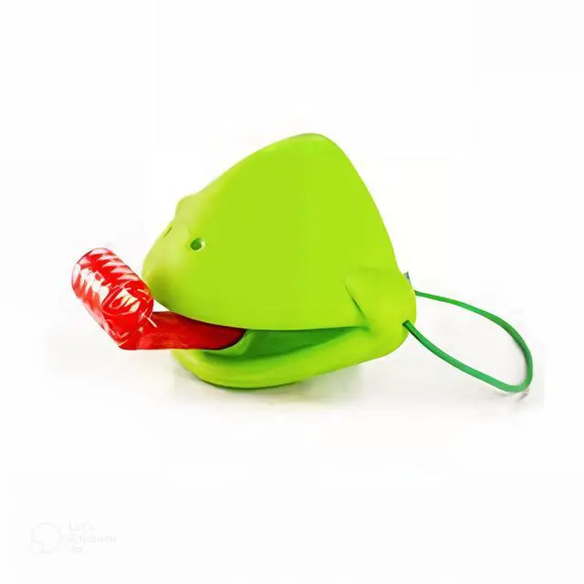 Alt view image 5 of 7 - Frog Tongue Game Set - Multiplayer Party Game With Blow Tongue Mask and Blowing Air (6-Pack Masks)