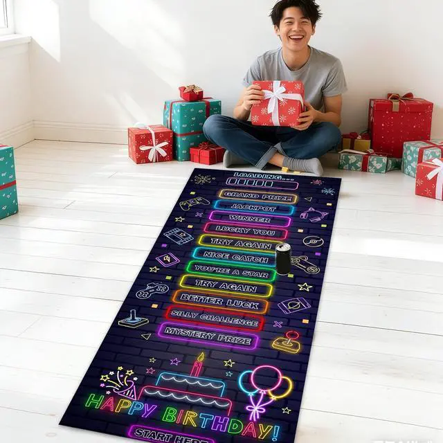 Main image of Party Games, Can Rolling Party Game for Kids Adults, Indoor Outdoor Group Activity, Game Controller Birthday Party Supplies Decorations, Funny Game for Birthday Retirement