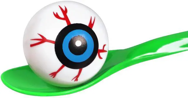 Alt view image 5 of 7 - 24 Packs Halloween Game Eyeball Spoon Relay Race Toy Set- Indoor Outdoor Party Supplies Decorations