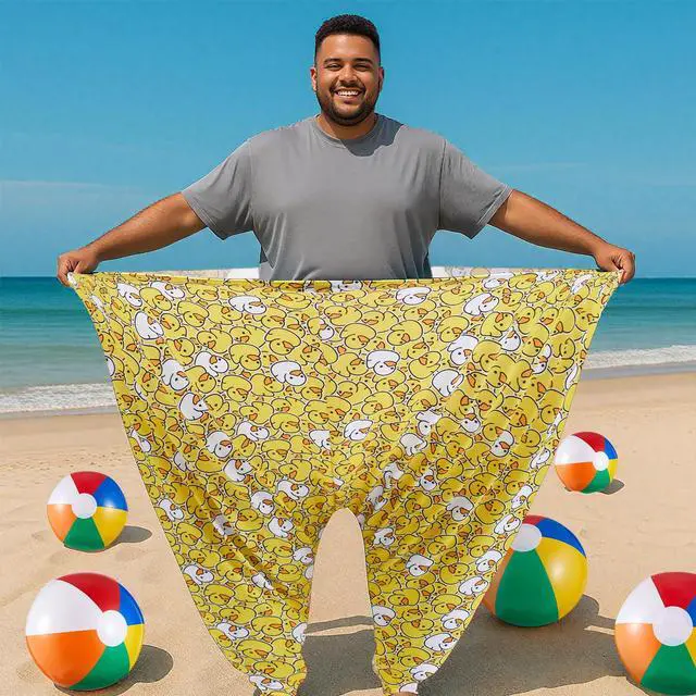 Alt view image 6 of 7 - Granny Pants Yard Game with Oversized Pants Bouncy Balls and Pump, Easter Giant Outdoor Tossing Game for Family Reunion Backyard Carnival Party Gathering(Leopard, Duck,Multicolor,15 Pcs)