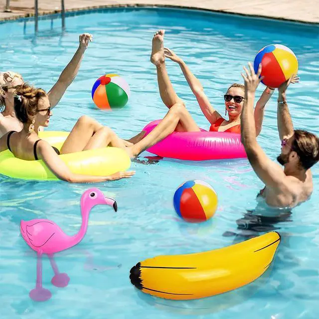 Alt view image 6 of 7 - Inflatable Banana Ring Toss Game - Fun Bachelorette Party Decorations, Bachelorette Party Games & Favors, Bridal Shower Engagement Party Activities, Summer Pool Toys for Adults