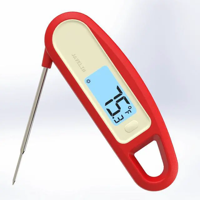 Alt view image 2 of 5 - PT12B Javelin 2 Ultra Fast Digital Instant Read Meat Thermometer for Grill and Cooking, 3" Probe, Compact Foldable Design, 1.5" Backlight Display, Water Resistant-Chipotle