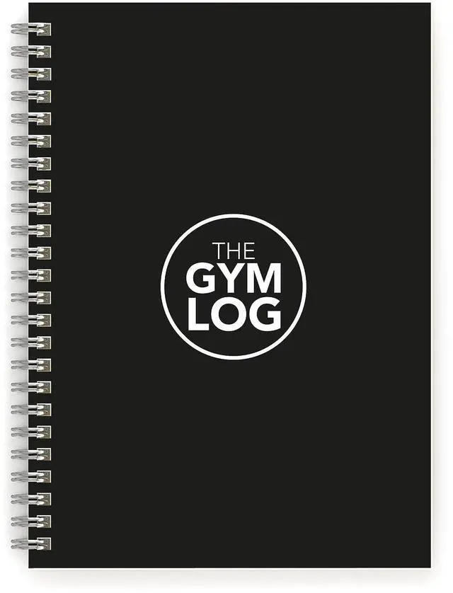 Main image of The Gym Log - The perfect logbook to record your Workouts - 8.26 x 5.8 inches with 104 pages and space for 100 workouts