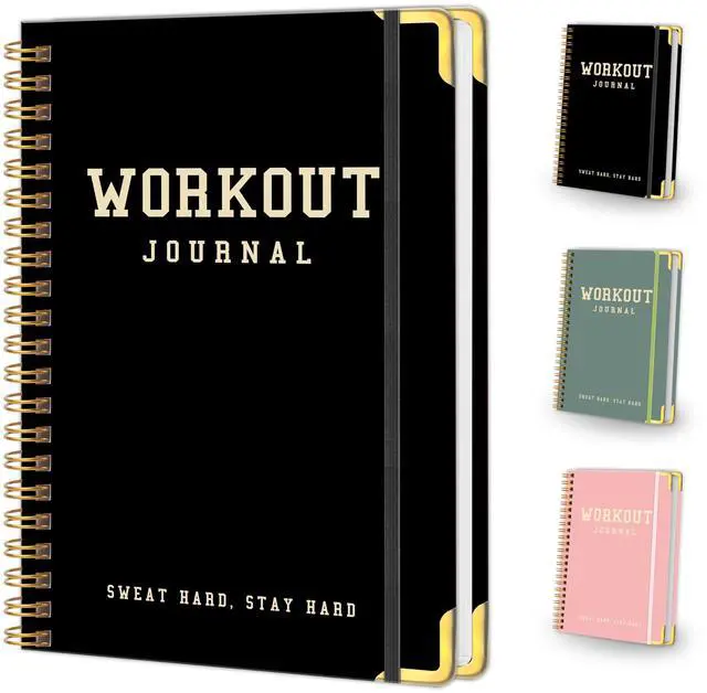 Main image of Fitness Workout Journal for Women & Men, Workout Log Book Planner