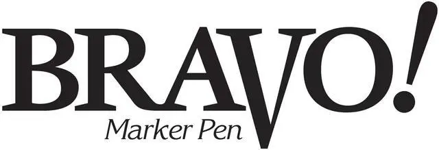 Alt view image 2 of 3 - 6 PENS Pilot Bravo Liquid Ink Marker Pen, Bold Point, Black (PIL11034)