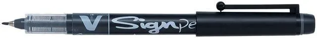 Alt view image 7 of 7 - V Sign Pen Fineliner Marker 2mm Tip 0.6mm Line Essential Pack - Black, Blue & Red (3)