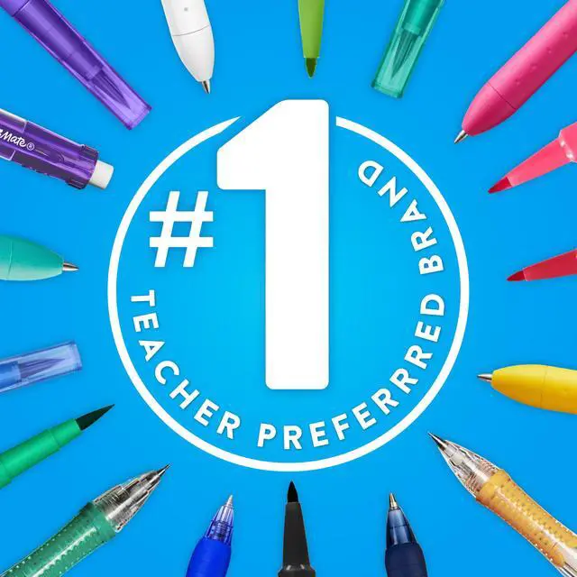Alt view image 7 of 7 - Flair Felt Tip Pens, Medium Point (0.7mm), Black, 12 Count - Teacher Supplies, Journaling, Note-Taking, Writing