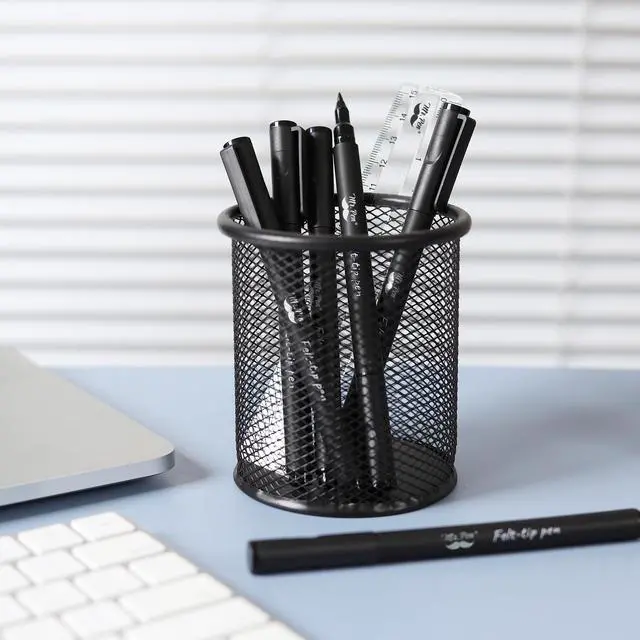 Alt view image 7 of 7 - Mr. Pen- Black Felt Tip Pens, Fine Point, 6 Pack, Fast Drying, No Smear