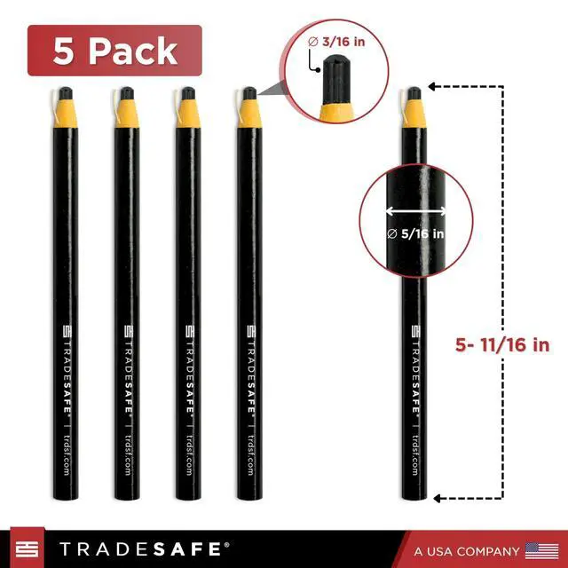 Alt view image 2 of 7 - China Markers Grease Pencils - 5 Black Grease Markers