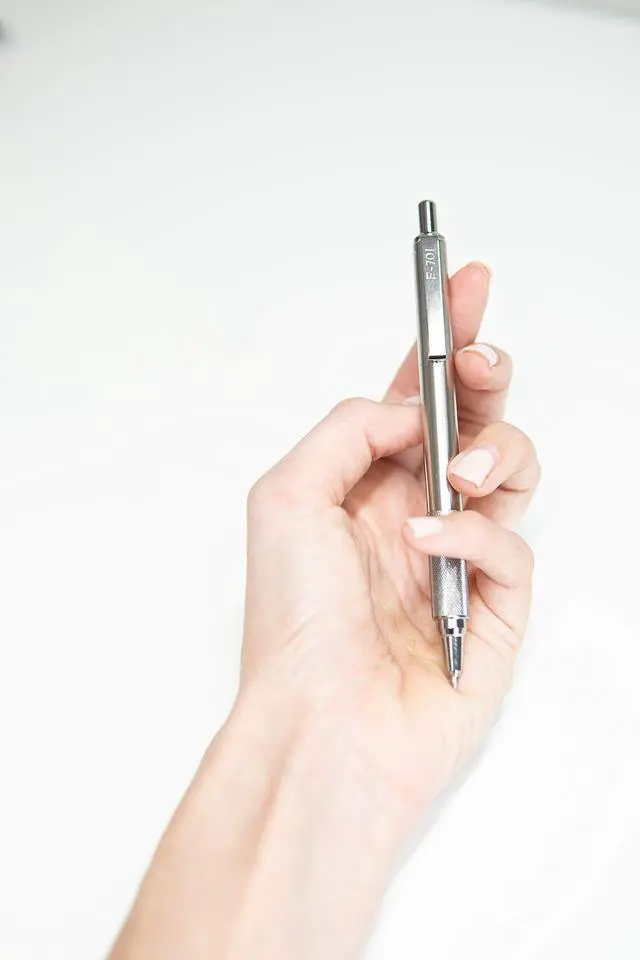 Alt view image 6 of 7 - Premium Steel Writing Set, PM-701 Permanent Marker, F-701 Ballpoint Pen, M-701 Mechanical Pencil, Ideal for Tactical Use, Great for Gift Giving, 3-Pack (11213)