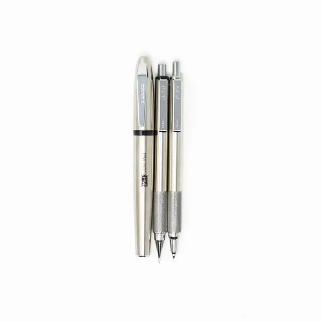 Alt view image 5 of 7 - Premium Steel Writing Set, PM-701 Permanent Marker, F-701 Ballpoint Pen, M-701 Mechanical Pencil, Ideal for Tactical Use, Great for Gift Giving, 3-Pack (11213)