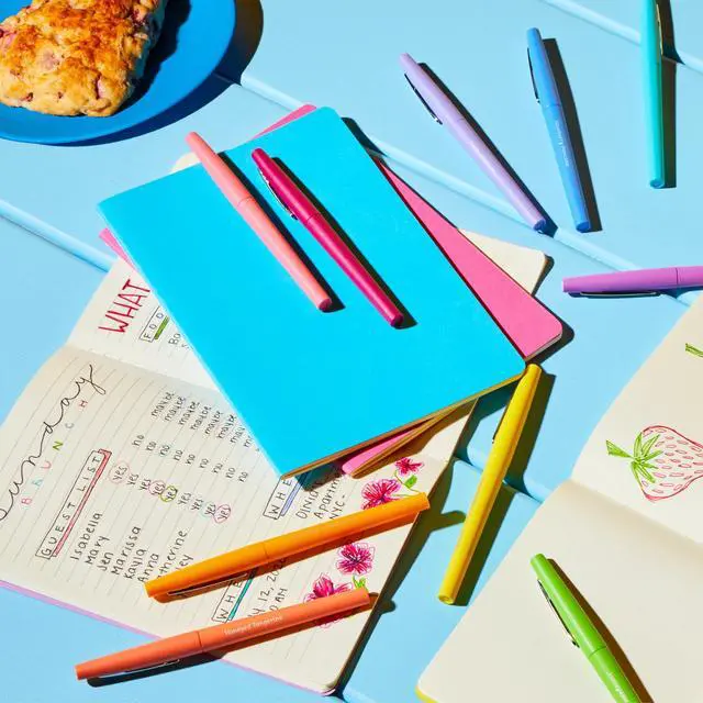 Alt view image 5 of 7 - Flair Sunday Brunch Scented Felt Tip Pens, Medium Point (0.7mm), 16 Count - For Journaling, Writing, Note-Taking, Fun Teacher Supplies