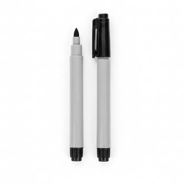 Main image of Permanent Freezer Marker Set of 2 Waterproof Fast-Drying Black Fine Bullet Tip Ink Pens for Food Labeling, Fridge & Freezer Storage, Lab & Kitchen Use, & General Organization