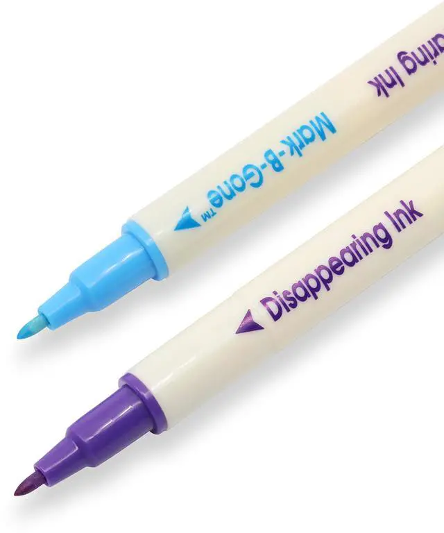 Alt view image 2 of 4 - Dual Purpose Disappearing Ink & Mark-B-Gone, Marking Pen, Blue and Purple, 8.75 x 2.88 x 0.5