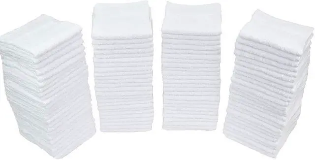 Main image of 79171 Terry Cleaning Cloths, 12"x12", White, 50 Pack