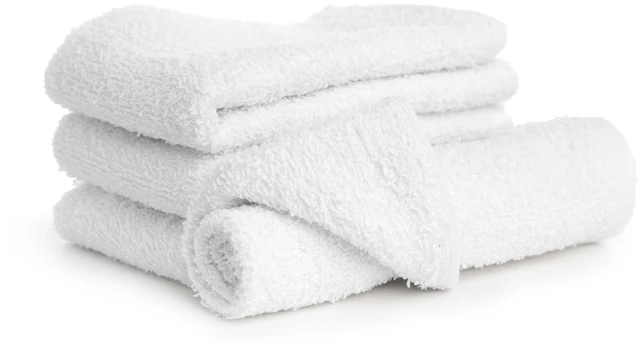 Alt view image 7 of 7 - 100% Cotton Terry Towels Cleaning Cloths, Pack of 50 (12" x 12") Multipurpose, Highly Absorbent, Reusable Cotton Rags, White Bar Towels & Cleaning Rags for Everyday Usage (White)