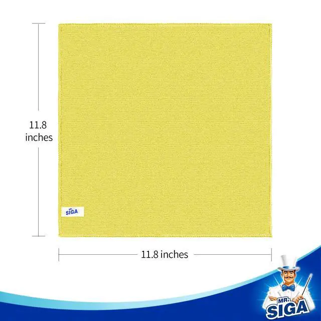 Alt view image 3 of 7 - Microfiber Cleaning Cloth, All-Purpose Cleaning Towels, Pack of 50, Size 11.8 x 11.8 in