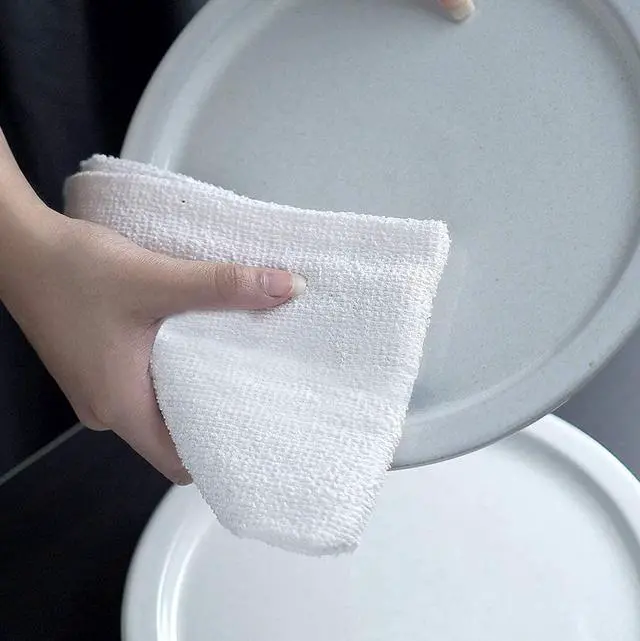 Alt view image 5 of 7 - Terry Bar Mop Towels (Value Pack of 30) Size 16"x19" Absorbent and Durable, Multipurpose Cleaning Rags, Cotton Cleaning Towels, Terry Cloth Rags, Reusable Shop Rags (White)