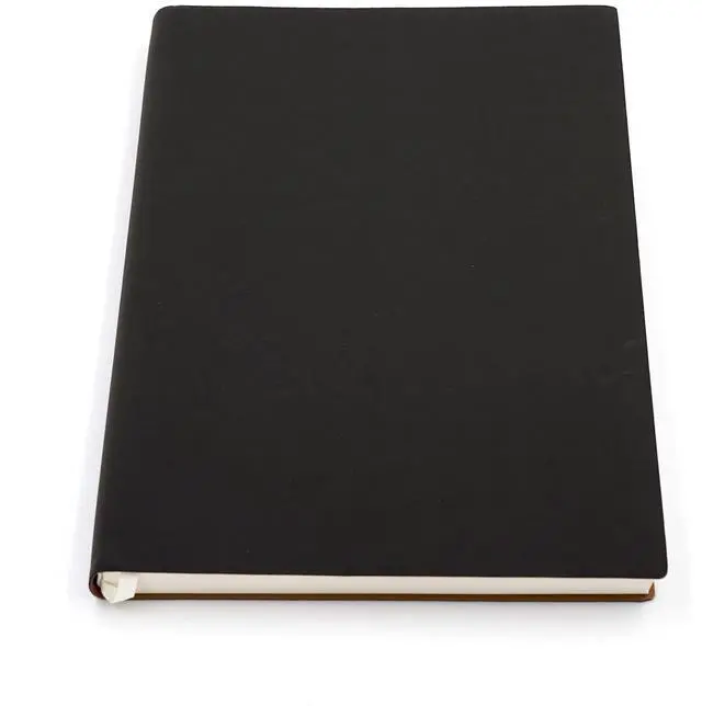 Main image of Large Thick Journal Notebook, Blank Papers, A4 8.4x11.4 inches, 416 Pages, Soft Faux Leather Cover Sketchbook for Writing Drawing (Black, Plain)