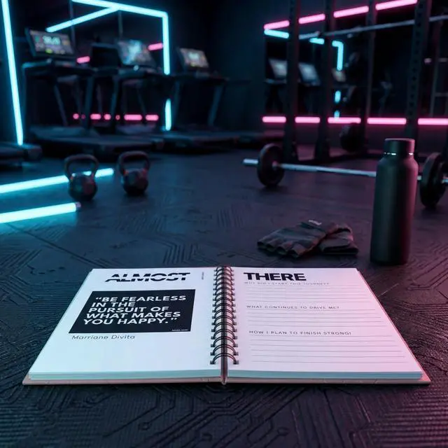 Alt view image 7 of 7 - Workout Logbook & Journal - Brand New 2026 - Mind & Body Fitness Planner for Men & Women - Track your progress, take notes, and more - Full Spread (Pink)