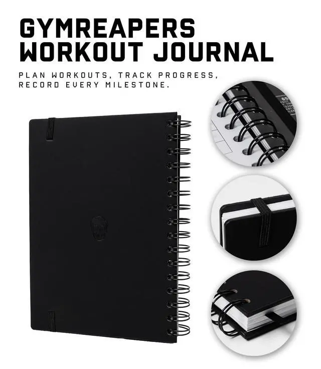 Alt view image 2 of 7 - Workout Journal For Men & Women Fitness Journal To Track Weight Loss, Muscle Gain, Gym Exercise & Bodybuilding Progress Fitness Planner Log Book With Calendar To Achieve Wellness Goals