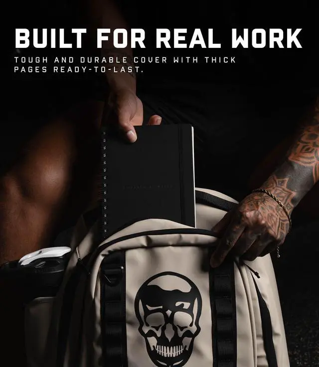 Alt view image 7 of 7 - Workout Journal For Men & Women Fitness Journal To Track Weight Loss, Muscle Gain, Gym Exercise & Bodybuilding Progress Fitness Planner Log Book With Calendar To Achieve Wellness Goals