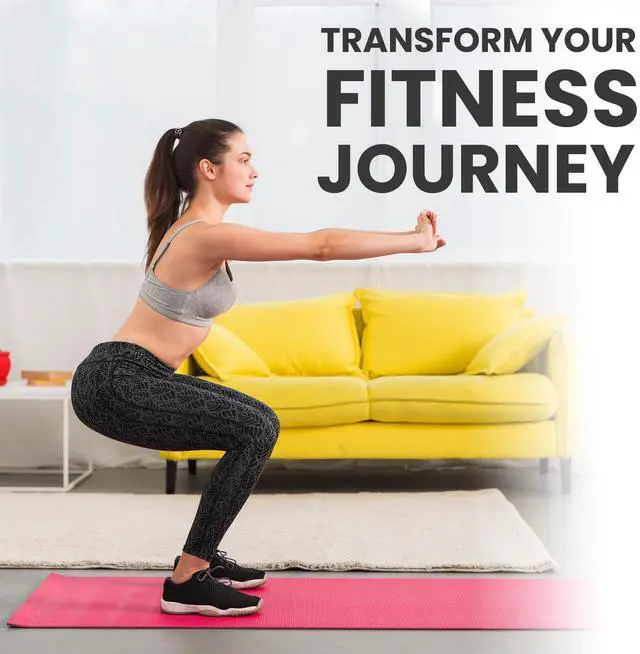Alt view image 7 of 7 - Full Body Workout Poster for Home Gym Exercise Chart for Glutes, Legs, Back & Abs Strength Training Guide with Squats, Lunges, Deadlifts, Core Exercises Bodyweight & Dumbbell Training Guide