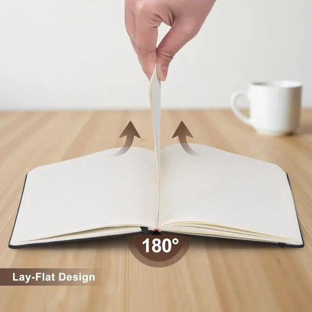 Alt view image 5 of 7 - Lined Journal Notebooks,3 Pack,192 Pages,Medium 5.5 x 8.3 inch,College Ruled,A5 Hardcover Notebooks,Journaling Notebooks for Professional Office Work,Writing, School