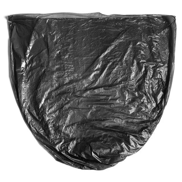Alt view image 3 of 5 - High Density Trash Bags, 60 Gallon, 150 Count, 22 Micron (eq), 38" x 60", Black, for Bathroom, Office, Industrial, Commercial, Janitorial, Municipal, Recycling