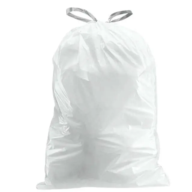 Alt view image 3 of 6 - Custom Fit Trash Bags Compatible w Simplehuman Code H Drawstring Bags 8-9 Gallon Tear-Resistant Liner 200 Count Heavy-Duty Waste Disposal