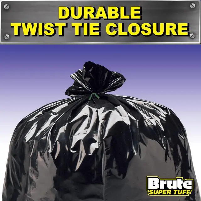 Alt view image 3 of 6 - Heavy Duty 2.0 MIL Contractor Bags, Large Trash Bags, Twist Tie Closure, Black, 42 Gallon, 20 Count