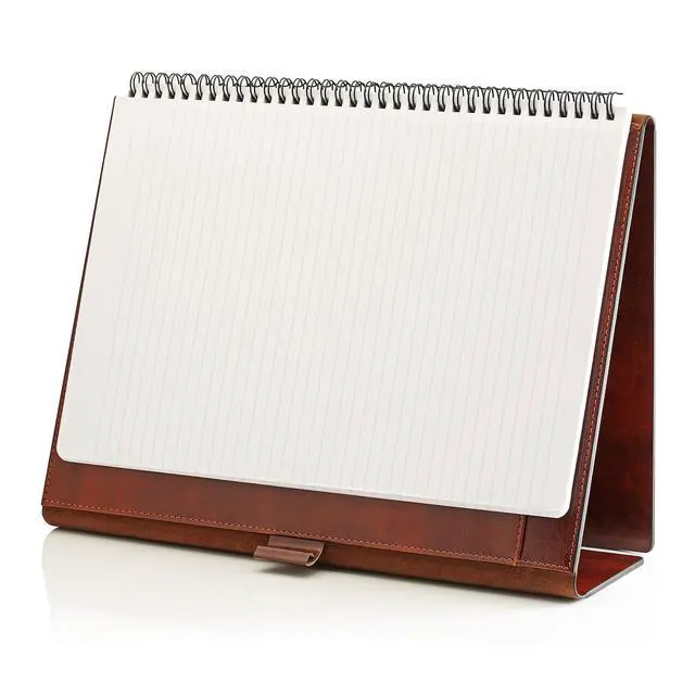 Alt view image 6 of 7 - Padfolio Portfolio Folder Slim Portfolio Folio Organizer Holder for Letter Legal A4 Note Pads Notebooks for Men Women Refillable Business Leather Portfolio Binder, Dark Chocolate