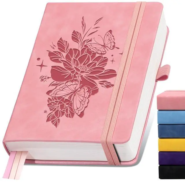 Main image of Lined Journal Notebook 365 Pages, A4 Leather Journals for Writing Women & Men, Hardcover Notebook with 100GSM Thick Paper, Daily Journal Notebook for Travel, Work, School, Note Taking, College Ruled