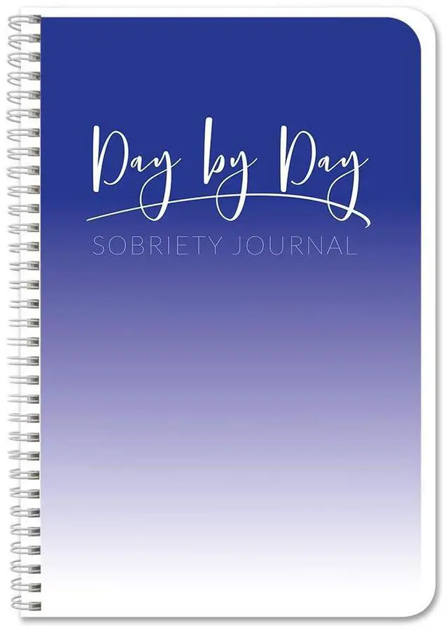 Main image of Sobriety Journal/Day by Day Sober Tracker - Wire-O, 144 Pages, 6'' x 9'' (Made in USA)