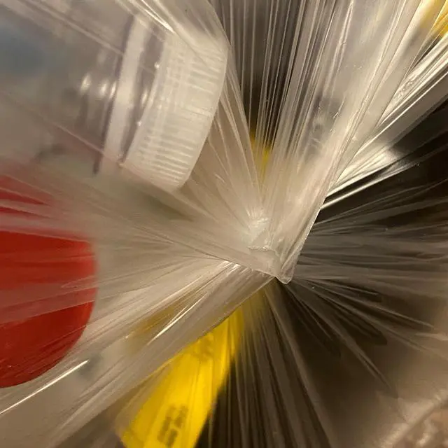 Alt view image 7 of 7 - Trash Can Liners - Wholesale 1000 Count High Density Garbage Bags on Perforated Roll 10-15 Gallon 24" x 33"