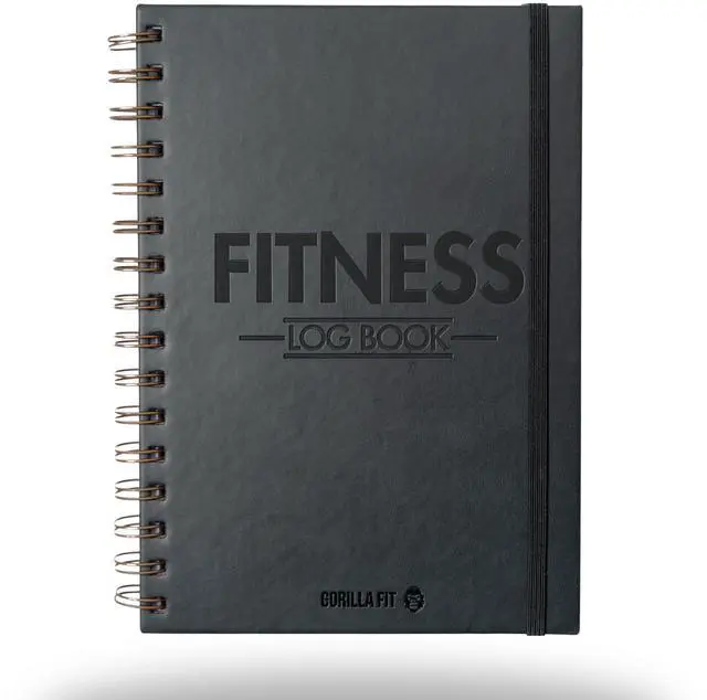 Alt view image 7 of 7 - Workout Journal (A5) - Hardback Leather PU Workout Tracker (128 Workouts) - Set Goals & Track Progress | Premium Fitness Journal & Log Book by Gorilla Fit