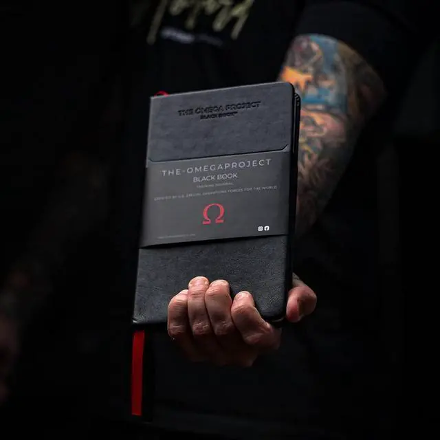 Alt view image 6 of 6 - Project Black Book Training Journal Tactical Fitness Planner Designed by U.S. Special Operations Forces